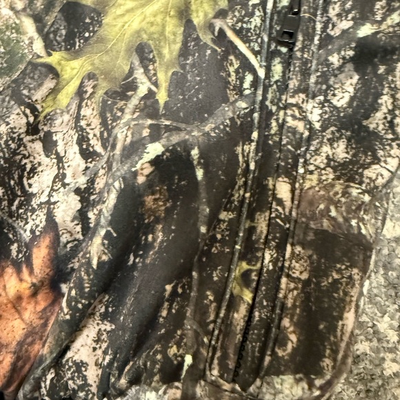 Women’s Hunting Hooded insulated Jacket coat camo with faux fur hood zip large - Picture 3 of 9